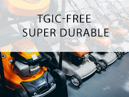 Powder coated TGIC-Free lawn mower