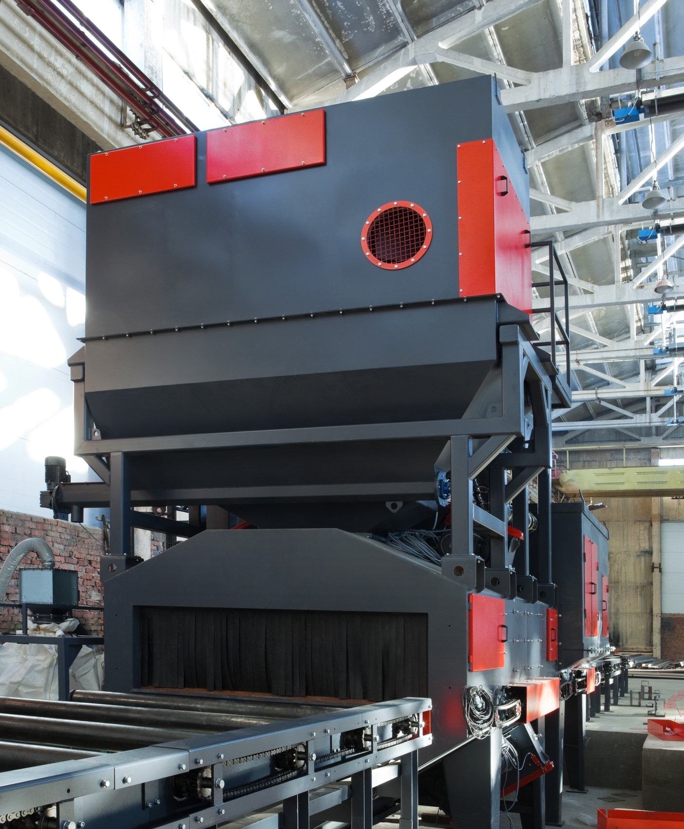 Powder coating pretreatment facility